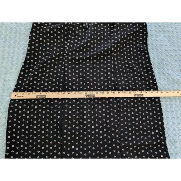 Ava & Viv Mermaid Hem Maxi Dress Size 2X Black Micro Floral Slip Sundress - Picture 8 of 12